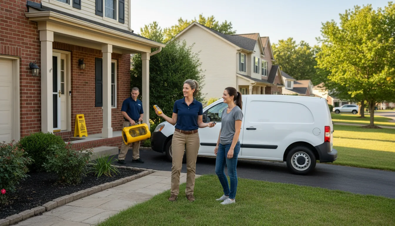 Water restoration image for Fire And Smoke Damage Restoration in Centralia, IL